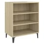 Aparador de madera contrachapada color roble Sonoma 57x35x70 cm by , Sideboards - Ref: Foro24-806061, Price: 45,67 €, Discoun...