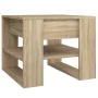 Mesa de centro madera de ingeniería roble Sonoma 55,5x55x45 cm von , Couchtisch - Ref: Foro24-810911, Preis: 53,74 €, Rabatt: %