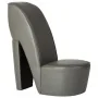 Butaca con forma de zapato de tacón cuero sintético gris de , Sillones - Ref: Foro24-248651, Precio: 176,44 €, Descuento: %