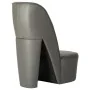 Butaca con forma de zapato de tacón cuero sintético gris de , Sillones - Ref: Foro24-248651, Precio: 176,44 €, Descuento: %