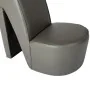 Butaca con forma de zapato de tacón cuero sintético gris de , Sillones - Ref: Foro24-248651, Precio: 176,44 €, Descuento: %