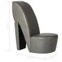 Butaca con forma de zapato de tacón cuero sintético gris de , Sillones - Ref: Foro24-248651, Precio: 176,44 €, Descuento: %