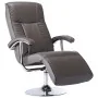 Sillón de TV de cuero sintético gris de , Sillones - Ref: Foro24-248588, Precio: 245,03 €, Descuento: %