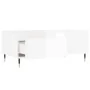 Mesa de centro madera contrachapada blanco brillo 90x50x36,5 cm by , Coffee table - Ref: Foro24-830558, Price: 68,50 €, Disco...