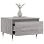 Mesa de centro madera de ingeniería gris Sonoma 50x46x35 cm de , Mesas de centro - Ref: Foro24-830856, Precio: 43,95 €, Descu...