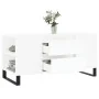 Mesa de centro madera de ingeniería blanco 102x44,5x50 cm by , Coffee table - Ref: Foro24-831004, Price: 86,91 €, Discount: %