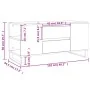 Mesa de centro madera de ingeniería blanco 102x44,5x50 cm by , Coffee table - Ref: Foro24-831004, Price: 86,91 €, Discount: %