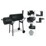 ProGarden Barbacoa con ahumador forma de cilindro negro de , Barbacoas - Ref: Foro24-445884, Precio: 172,65 €, Descuento: %