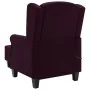 Sillón de masaje con reposapiés tela morado de , Sillones de masaje eléctricos - Ref: Foro24-320168, Precio: 216,57 €, Descue...