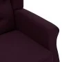 Sillón de masaje con reposapiés tela morado de , Sillones de masaje eléctricos - Ref: Foro24-320168, Precio: 216,57 €, Descue...