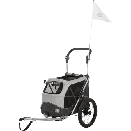TRIXIE Remolque de bicicleta para perros gris M de , Cochecitos para mascotas - Ref: Foro24-441836, Precio: 209,85 €, Descuen...