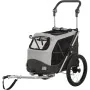 TRIXIE Remolque de bicicleta para perros gris M de , Cochecitos para mascotas - Ref: Foro24-441836, Precio: 209,85 €, Descuen...