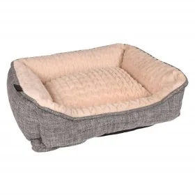 FLAMINGO Cesta para perros Zupo rectangular gris 50x40x16 cm de , Camas para perros - Ref: Foro24-443258, Precio: 38,32 €, De...
