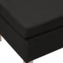 Taburete con patas de madera tapizado tejido negro by , Folding stools and chairs - Ref: Foro24-329427, Price: 60,02 €, Disco...