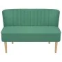 Sofá de tela verde 117x55,5x77 cm by , Sofas - Ref: Foro24-244073, Price: 230,08 €, Discount: %