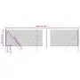 Cerca de alambre gris antracita 0,8x10 m von , Zaunpaneele - Ref: Foro24-153952, Preis: 49,19 €, Rabatt: %