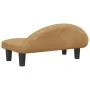 Cama para perros de terciopelo marrón 70x52x30 cm de , Camas para perros - Ref: Foro24-171943, Precio: 61,63 €, Descuento: %