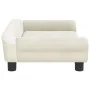Cama para perros de terciopelo crema 70x48x22 cm de , Camas para perros - Ref: Foro24-172018, Precio: 68,39 €, Descuento: %