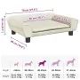Cama para perros de terciopelo crema 70x48x22 cm de , Camas para perros - Ref: Foro24-172018, Precio: 68,39 €, Descuento: %