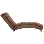 Diván de piel de ante artificial marrón de , Divanes - Ref: Foro24-281294, Precio: 241,24 €, Descuento: %