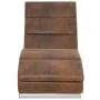 Diván de piel de ante artificial marrón de , Divanes - Ref: Foro24-281294, Precio: 241,24 €, Descuento: %