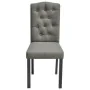 Sillas de comedor 6 unidades de tela gris de , Sillas de comedor - Ref: Foro24-272247, Precio: 399,26 €, Descuento: %