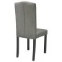 Sillas de comedor 6 unidades de tela gris de , Sillas de comedor - Ref: Foro24-272247, Precio: 399,26 €, Descuento: %