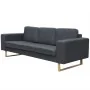 Set de sofás de 2 y 3 plazas gris oscuro von , Sofas - Ref: Foro24-273816, Preis: 911,34 €, Rabatt: %