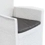 Set de muebles de jardín 7 pzas plástico blanco aspecto ratán de , Conjuntos de jardín - Ref: Foro24-276125, Precio: 916,12 €...