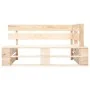 Sofá de jardín de palets con cojines color arena madera de pino by , Outdoor sofas - Ref: Foro24-277479, Price: 129,52 €, Dis...
