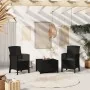Sillones de jardín 2 uds con cojines ratán PP color grafito de , Sillas de jardín - Ref: Foro24-318229, Precio: 165,09 €, Des...