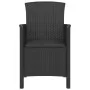 Sillones de jardín 2 uds con cojines ratán PP color grafito de , Sillas de jardín - Ref: Foro24-318229, Precio: 165,09 €, Des...