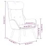 Sillón de relax de tela negro de , Sillones - Ref: Foro24-341296, Precio: 132,91 €, Descuento: %