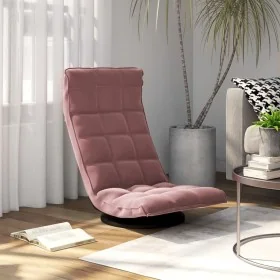 Silla de suelo giratoria de terciopelo rosa de , Sillas de suelo - Ref: Foro24-336568, Precio: 119,95 €, Descuento: %