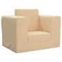 Sofá cama infantil felpa suave color crema by , Baby and Toddler Furniture - Ref: Foro24-341848, Price: 32,00 €, Discount: %