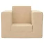 Sofá cama infantil felpa suave color crema by , Baby and Toddler Furniture - Ref: Foro24-341848, Price: 32,00 €, Discount: %