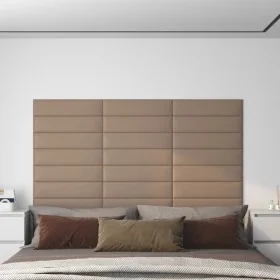 Paneles pared 12 uds cuero sintético capuchino 60x15 cm 1,08 m² von , Wandverkleidung - Ref: Foro24-343831, Preis: 37,64 €, R...