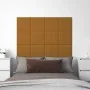 Paneles de pared 12 uds terciopelo marrón 30x30 cm 1,08 m² by , Wall covering - Ref: Foro24-344049, Price: 35,88 €, Discount: %