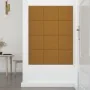 Paneles de pared 12 uds terciopelo marrón 30x30 cm 1,08 m² by , Wall covering - Ref: Foro24-344049, Price: 35,88 €, Discount: %