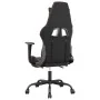 Silla gaming de masaje y reposapiés cuero sintético negro rojo de , Sillones para videojuegos - Ref: Foro24-345412, Precio: 1...