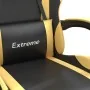 Silla gaming giratoria cuero sintético negro y dorado de , Sillones para videojuegos - Ref: Foro24-349569, Precio: 102,27 €, ...