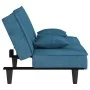 Sofá cama de terciopelo azul de , Sofás - Ref: Foro24-351906, Precio: 245,63 €, Descuento: %