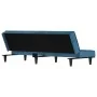 Sofá cama de terciopelo azul de , Sofás - Ref: Foro24-351906, Precio: 245,63 €, Descuento: %
