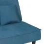 Sofá cama de terciopelo azul de , Sofás - Ref: Foro24-351906, Precio: 245,63 €, Descuento: %