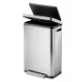 EKO Cubo de basura con pedal X-Cube 30 L plateado mate de , Contenedores de residuos - Ref: Foro24-439997, Precio: 138,27 €, ...
