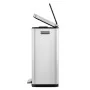 EKO Cubo de basura con pedal X-Cube 30 L plateado mate de , Contenedores de residuos - Ref: Foro24-439997, Precio: 138,27 €, ...