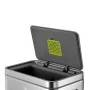 EKO Cubo de basura con pedal X-Cube 30 L plateado mate de , Contenedores de residuos - Ref: Foro24-439997, Precio: 138,27 €, ...