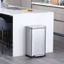 EKO Cubo de basura con pedal X-Cube 30 L plateado mate de , Contenedores de residuos - Ref: Foro24-439997, Precio: 138,27 €, ...