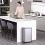 EKO Cubo de basura con pedal X-Cube 30 L plateado mate de , Contenedores de residuos - Ref: Foro24-439997, Precio: 138,27 €, ...