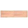 Encimera baño madera maciza tratada marrón claro 200x50x(2-4)cm by , Countertops - Ref: Foro24-3156173, Price: 133,06 €, Disc...